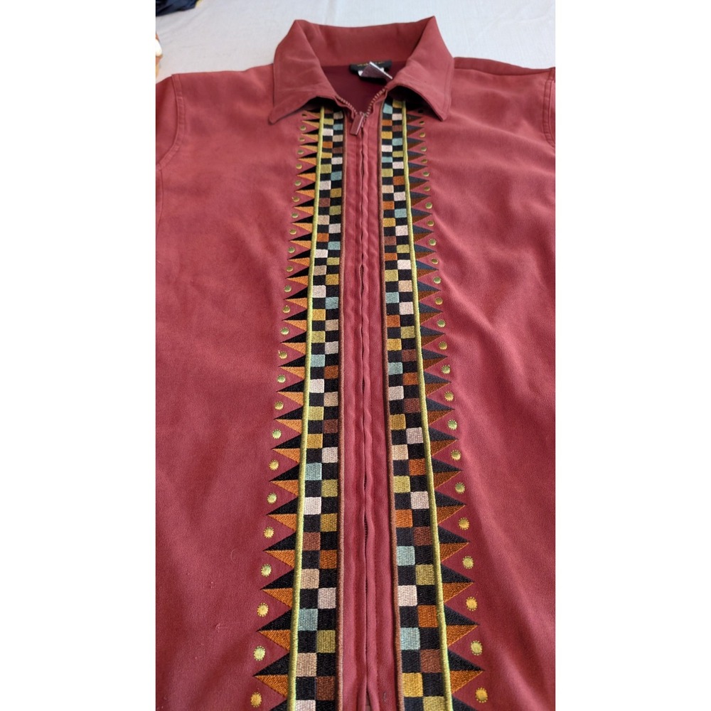 Bob Mackie Wearable Art Jacket, 2x, Cinnamon Color, Excellent Condition
